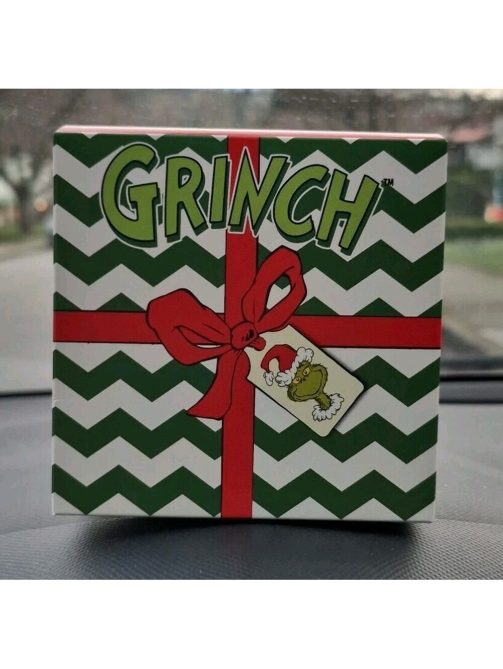 McDonald's Canada 2025 Christmas Grinch White Snowball Toy Plush Tree Ornament